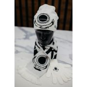 Шарф KAZAKHSTAN белый